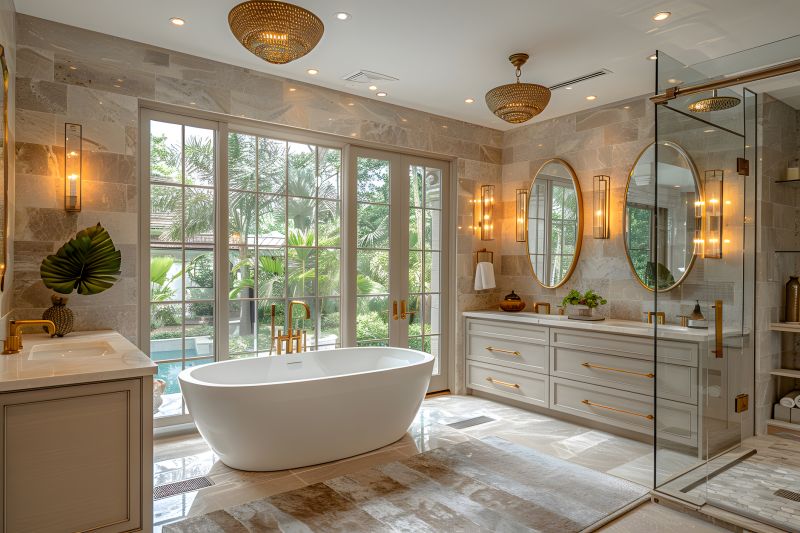 Elegant Tub and Vanity